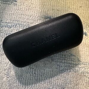 CHANEL Sleek Black Eyewear Case